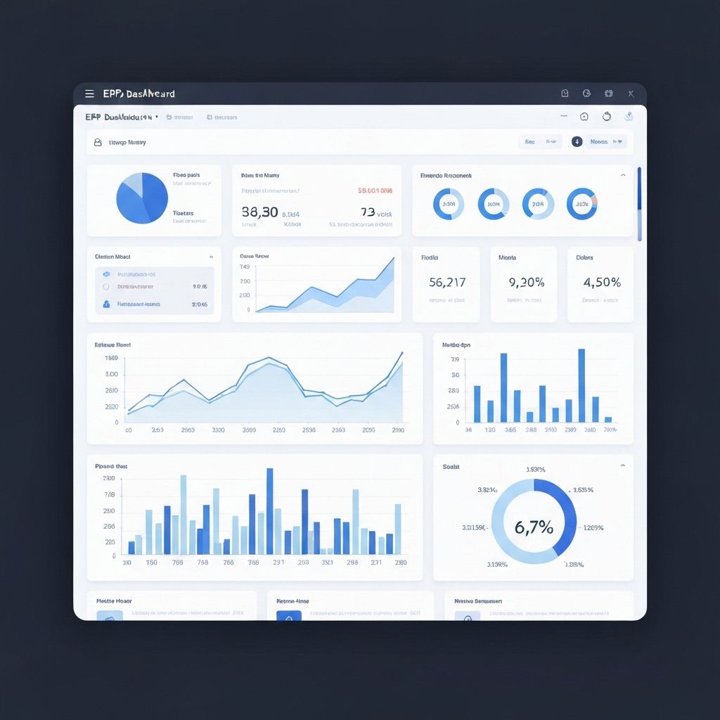 Odoo ERP Dashboard Interface